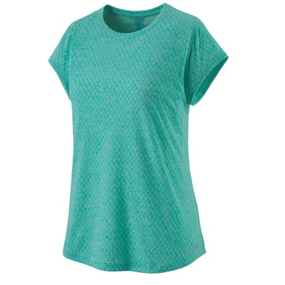 Patagonia Tops - Patagonia Ridge Flow Moisture Wicking Running T Shirt Size M